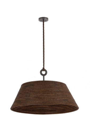 Sequoia One Light Pendant Textured Bronze W/ Highlight
