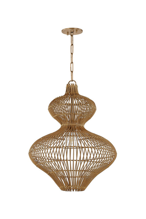 Troy Lighting - F3820-PBR - One Light Pendant - Irvine - Patina Brass