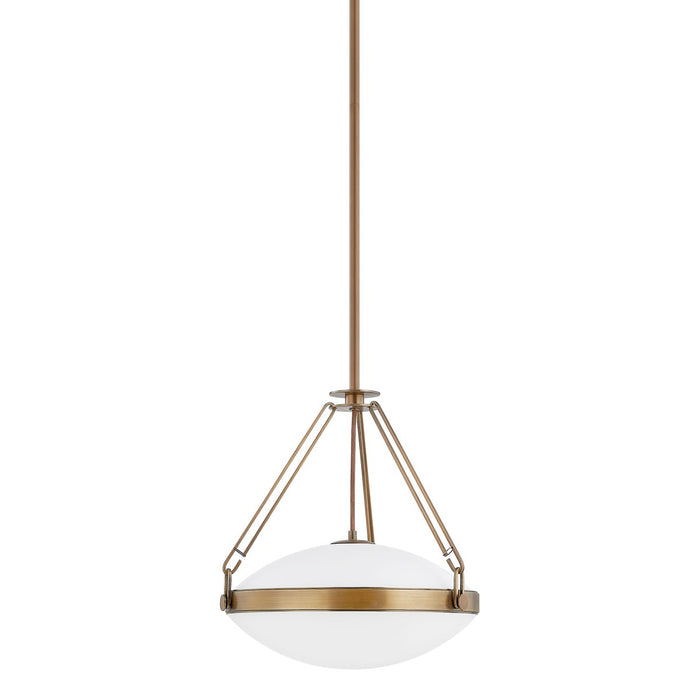 Troy Lighting - F4516-PBR - One Light Pendant - Kade - Patina Brass