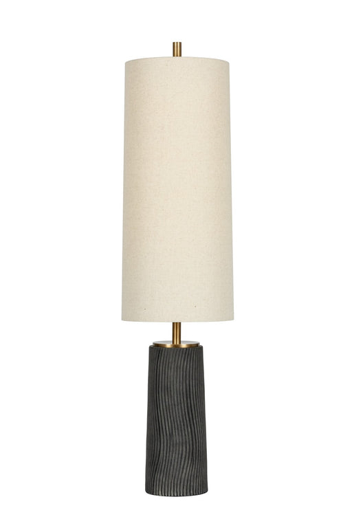 Troy Lighting - PFL1156-PBR/CDG - Three Light Floor Lamp - Thane - Patina Brass/Ceramic Meditation Grey