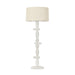 Troy Lighting - PFL5564-VGL/CGL - One Light Floor Lamp - Cullen - Vintage Gold Leaf/Ceramic Gypsum Clay
