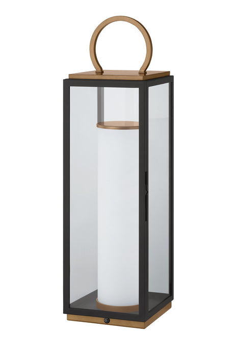 Troy Lighting - RTL6729-PBR/TBK - LED Table Lamp - Gareth - Patina Brass/Textured Black