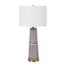 Gabby - SCH-157035 - One Light Table Lamp - Sophie - Navy and Cream Hand-Painted Ceramic/Antique Brass