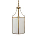 Gabby - SCH-158350 - One Light Pendant - Ida - Antique Bronze/White Linen/White Acrylic Diffuser