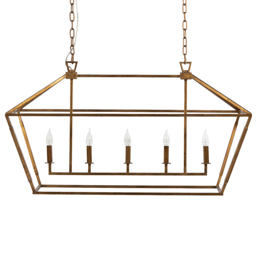 Gabby - SCH-160005 - Five Light Chandelier - Adler - Vintage Gold