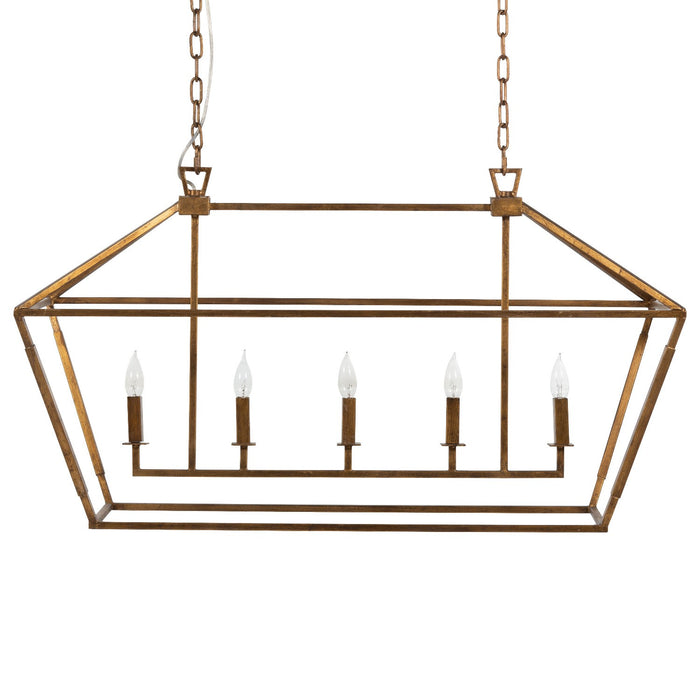 Gabby - SCH-160005 - Five Light Chandelier - Adler - Vintage Gold