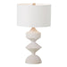 Gabby - SCH-170020 - One Light Table Lamp - Maddox - Plaster White/Feather White Linen