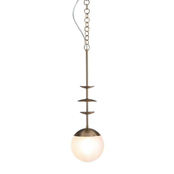 Gabby - SCH-175151 - One Light Pendant - Mod - Frosted White/Brushed Brass