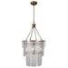 Gabby - SCH-175651 - Five Light Chandelier - Augusta - Antique Brass/Cast Glass