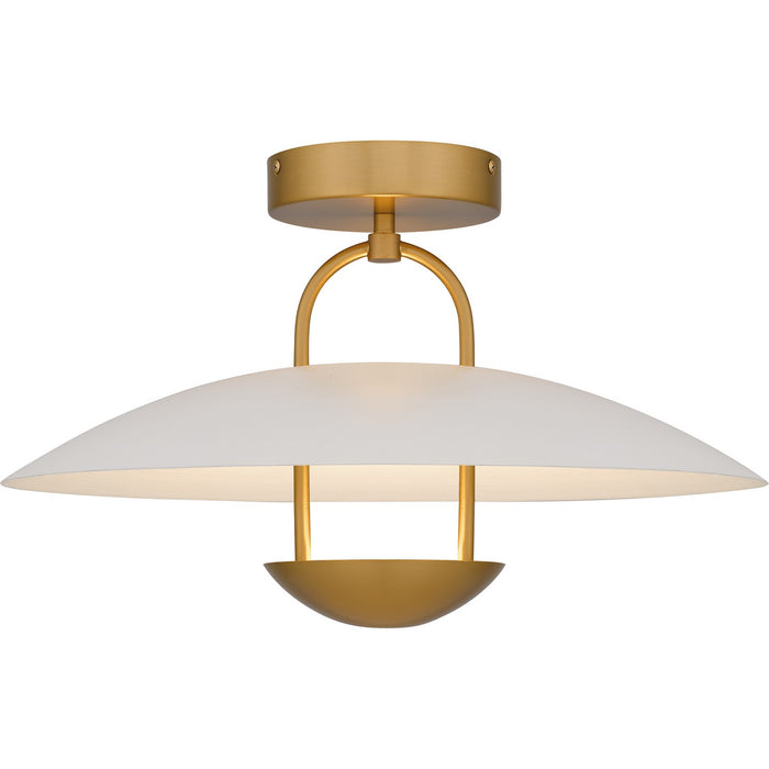 Quoizel - BIN1718BRG - LED Semi-Flush Mount - Bingham - Brushed Gold