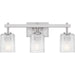Quoizel - BTH8622BN - Three Light Bath - Brenthouse - Brushed Nickel