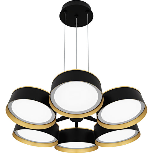 Byrnes LED Chandelier Matte Black
