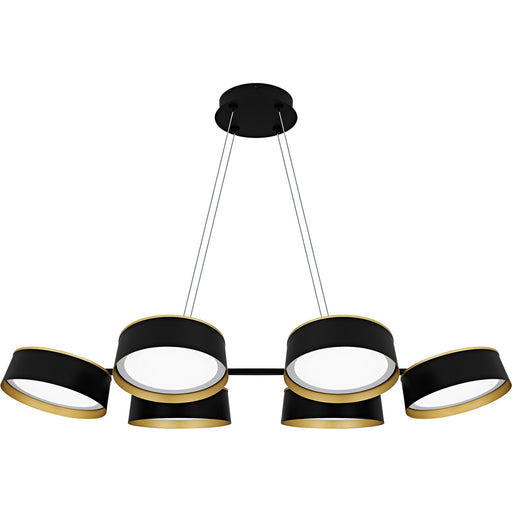 Byrnes LED Linear Chandelier Matte Black