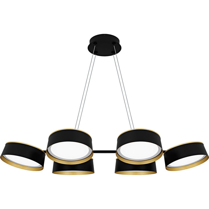 Quoizel - BYS640MBK - LED Linear Chandelier - Byrnes - Matte Black