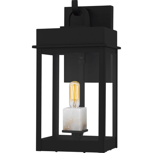 Carmen One Light Outdoor Wall Lantern Matte Black