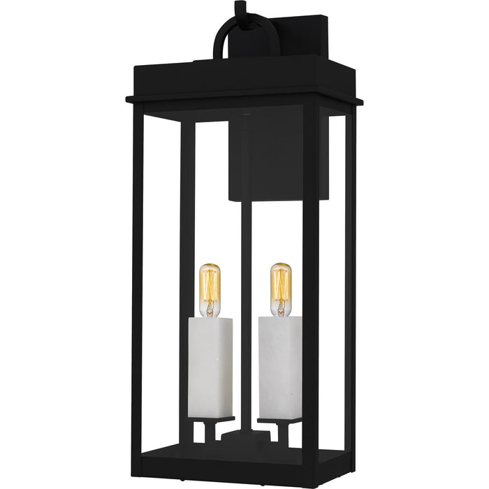 Quoizel - CAM8409MBK - Two Light Outdoor Wall Lantern - Carmen - Matte Black