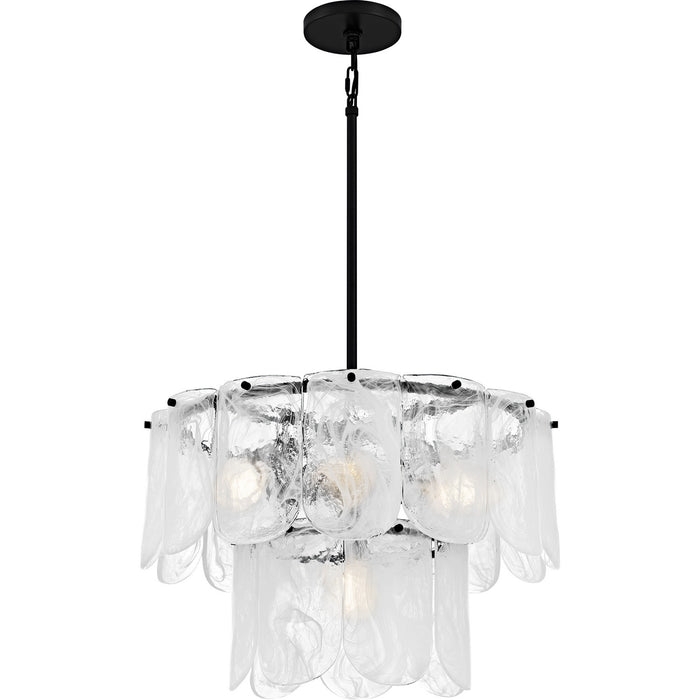 Quoizel - CAS2824MBK - Five Light Pendant - Cassidy - Matte Black