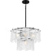 Quoizel - CAS2824MBK - Five Light Pendant - Cassidy - Matte Black