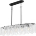 Quoizel - CAS543MBK - Five Light Linear Chandelier - Cassidy - Matte Black