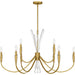 Quoizel - CCY5040BRG - Nine Light Chandelier - Cecily - Brushed Gold