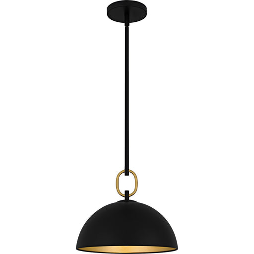 Cleo One Light Pendant Matte Black