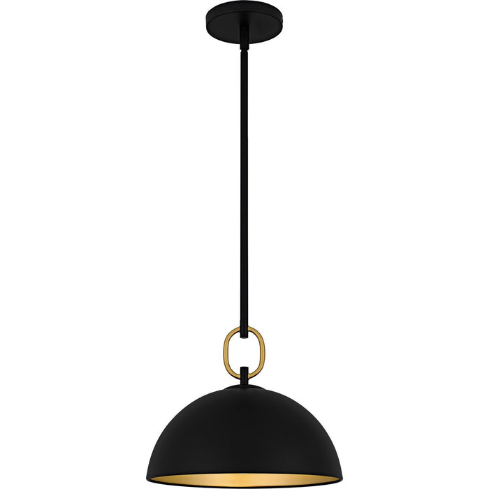 Quoizel - CEO1812MBK - One Light Pendant - Cleo - Matte Black