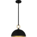 Quoizel - CEO1812MBK - One Light Pendant - Cleo - Matte Black