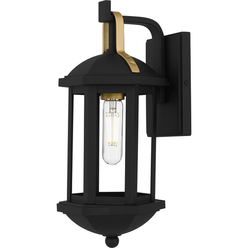 Quoizel - CFD8406MBK - One Light Outdoor Wall Lantern - Crestfield - Matte Black