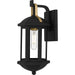 Quoizel - CFD8406MBK - One Light Outdoor Wall Lantern - Crestfield - Matte Black