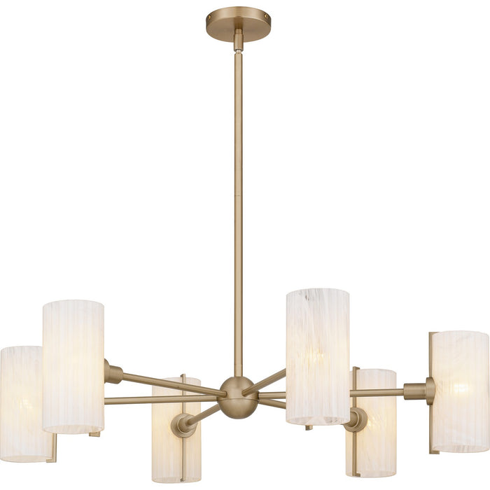 Quoizel - CRR5036BGD - Six Light Chandelier - Curran - Bronze Gold