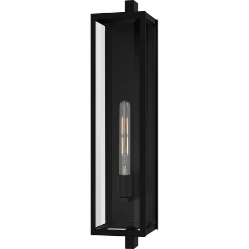 Dale One Light Outdoor Wall Lantern Matte Black