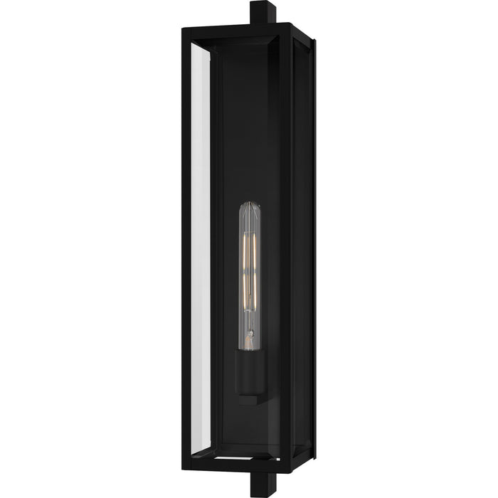 Quoizel - DLE8406MBK - One Light Outdoor Wall Lantern - Dale - Matte Black