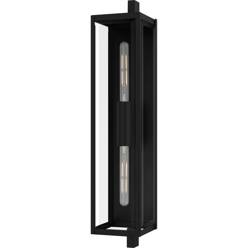 Dale Two Light Outdoor Wall Lantern Matte Black