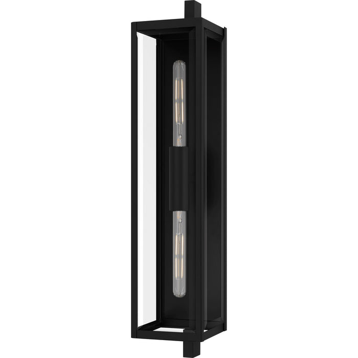 Quoizel - DLE8407MBK - Two Light Outdoor Wall Lantern - Dale - Matte Black