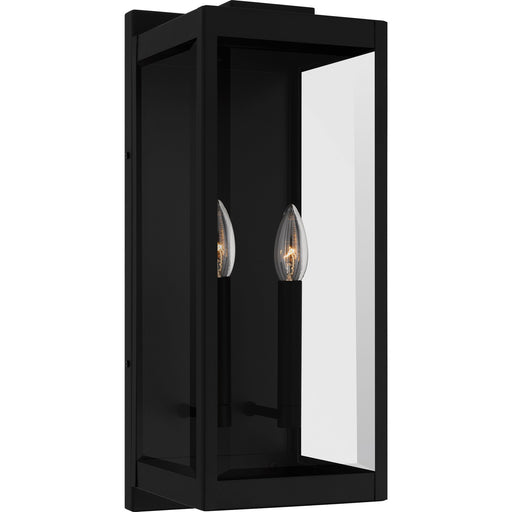 Eastover Two Light Outdoor Wall Lantern Earth Black