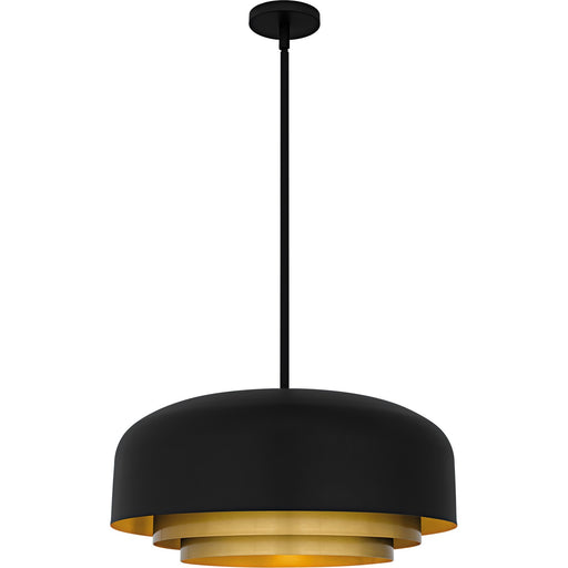 Frankie Four Light Pendant Matte Black
