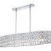 Quoizel - GIB542C - Five Light Linear Chandelier - Gibson - Polished Chrome