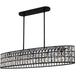 Quoizel - GIB542MBK - Five Light Linear Chandelier - Gibson - Matte Black