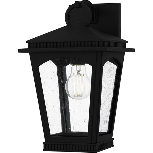 Quoizel - HUK8408EK - One Light Outdoor Wall Lantern - Huck - Earth Black