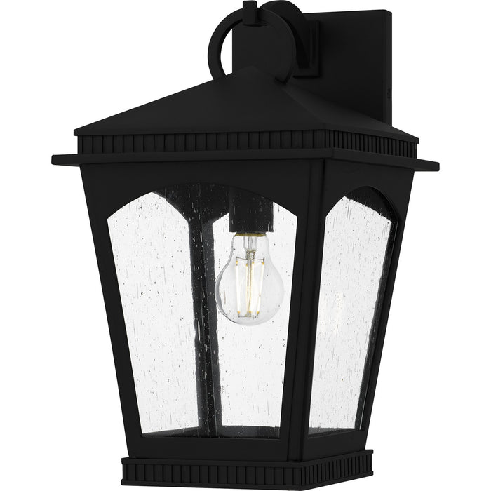 Quoizel - HUK8410EK - One Light Outdoor Wall Lantern - Huck - Earth Black