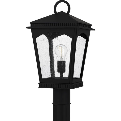 Quoizel - HUK9010EK - One Light Outdoor Post Lantern - Huck - Earth Black