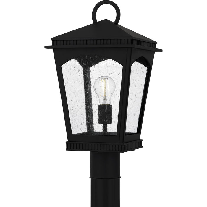 Quoizel - HUK9010EK - One Light Outdoor Post Lantern - Huck - Earth Black