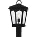 Quoizel - HUK9010EK - One Light Outdoor Post Lantern - Huck - Earth Black