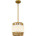 Quoizel - KAT1510BRG - One Light Mini Pendant - Kate - Brushed Gold