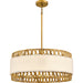 Quoizel - KAT2824BRG - Five Light Pendant - Kate - Brushed Gold