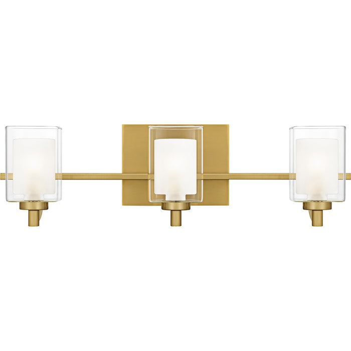 Quoizel - KLT8603BRGLED - Three Light Bath - Kolt - Brushed Gold