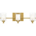 Quoizel - KLT8603BRGLED - Three Light Bath - Kolt - Brushed Gold