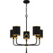 Quoizel - LKY5028MBK - Five Light Chandelier - Lockery - Matte Black