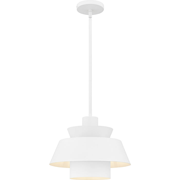 Quoizel - LMI1814W - One Light Pendant - Lumi - Matte White