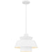 Quoizel - LMI1814W - One Light Pendant - Lumi - Matte White